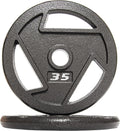 Cast Iron 2-Inch Olympic Weight Plate for Strength Training - Durable