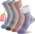 Cozy Merino Wool Kids Hiking Socks by Anlisim