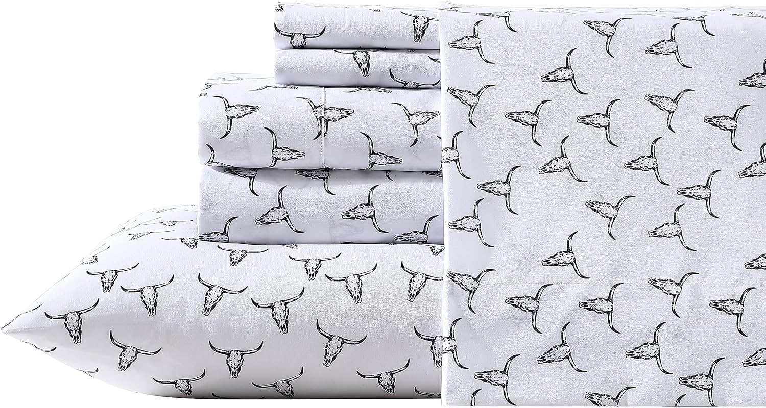 Wrangler King Bed Sheets Set - Ultra-Soft Bedding for Comfort