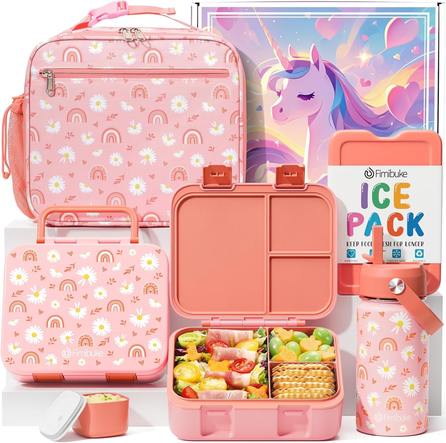 Fimibuke Bento Lunch Box Set for Kids - Perfect for School