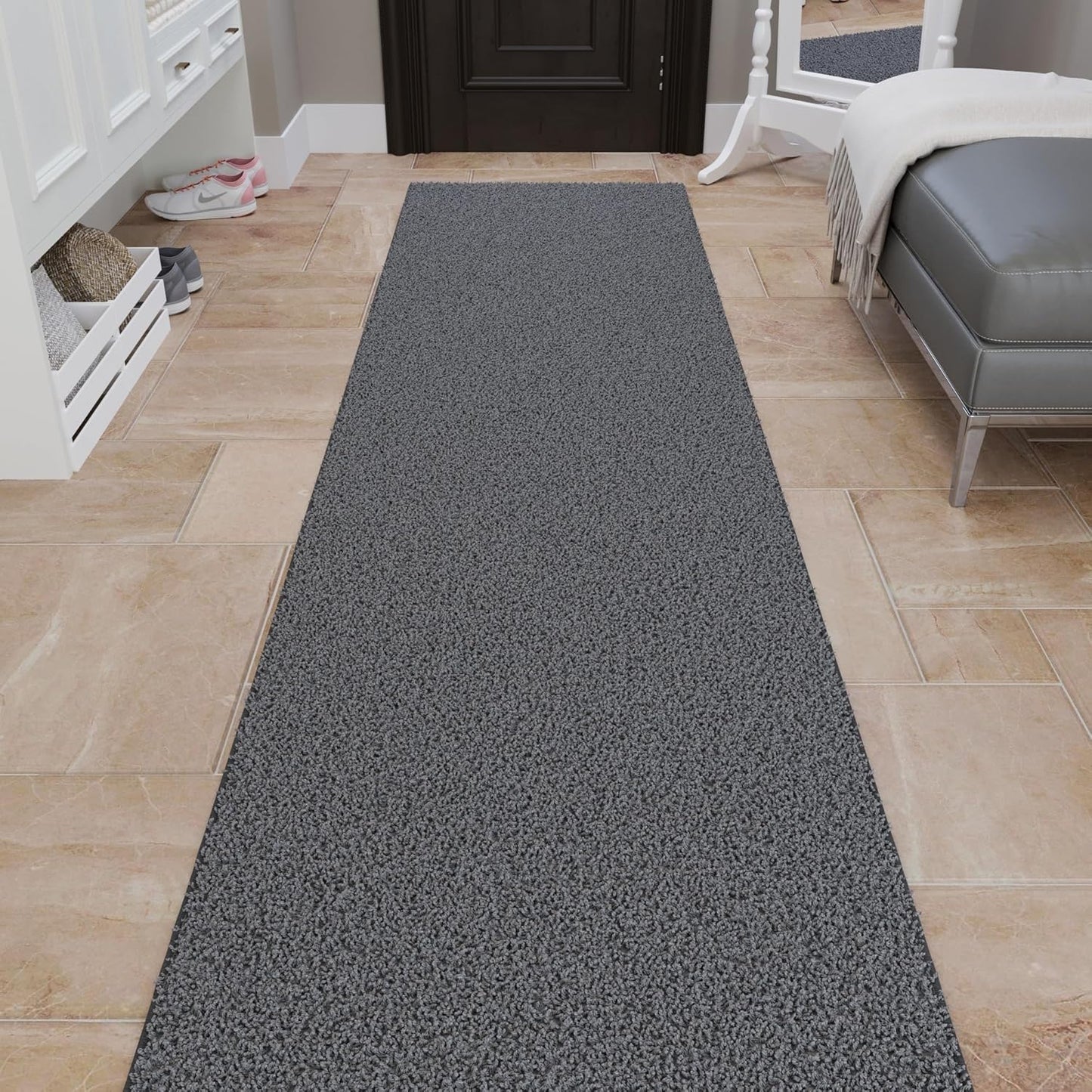 Ottomanson 3ft x 10ft Shaggy Runner Rug - Plush & Cozy Carpet