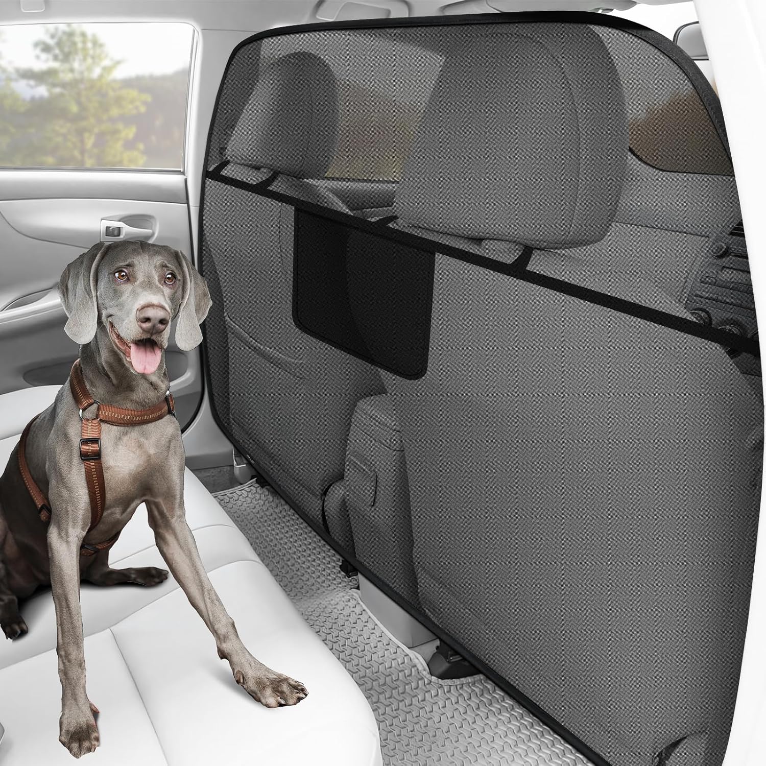 Mixsuper Dog Car Barrier for Trucks and Large SUVs - Escape-Proof
