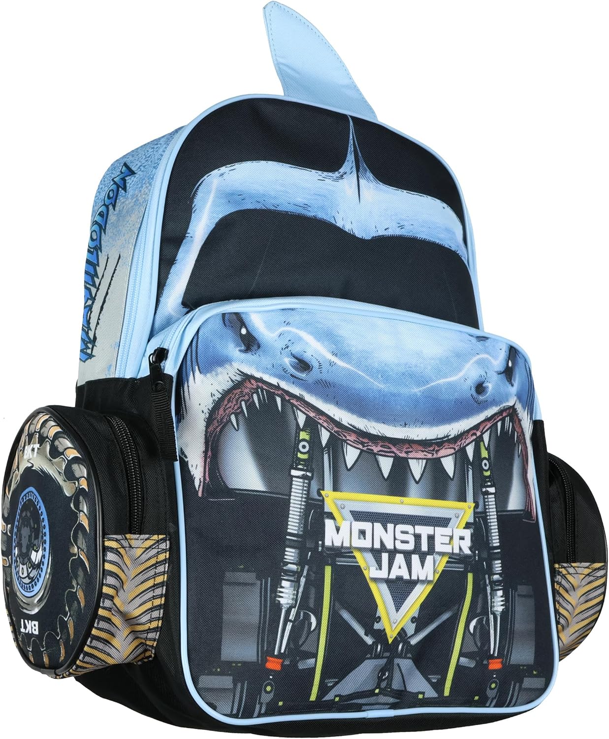 Monster Jam Megalodon Backpack - Mighty Shark Style for Kids