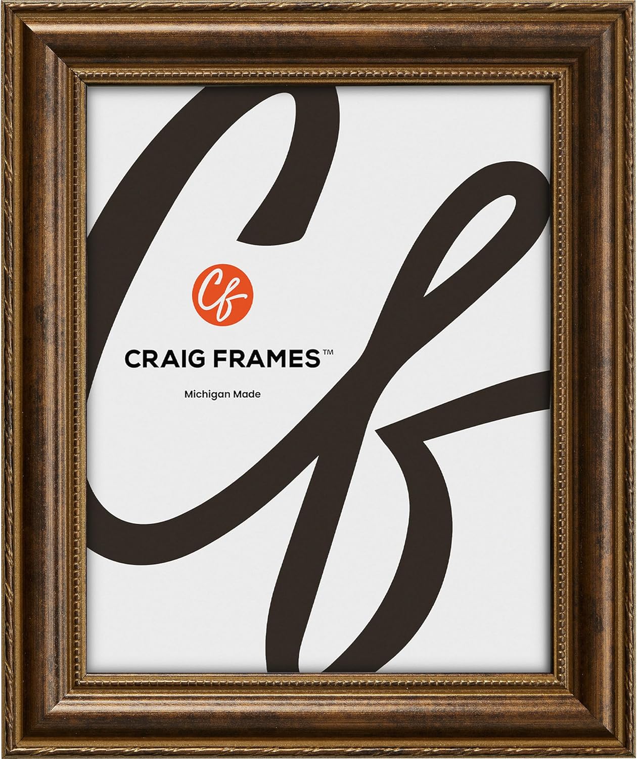 Victoria 26x32 Picture Frame in Ornate Bronze for Wall Hanging