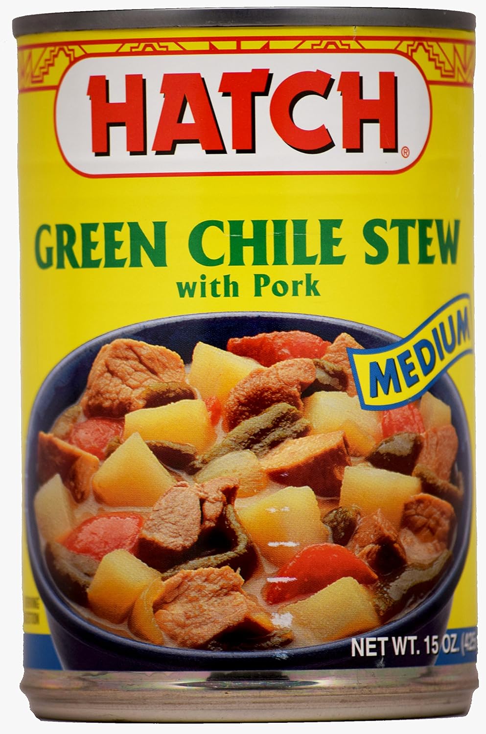 Hatch Green Chile Stew with Pork - Flavorful Pack of 6 Cans