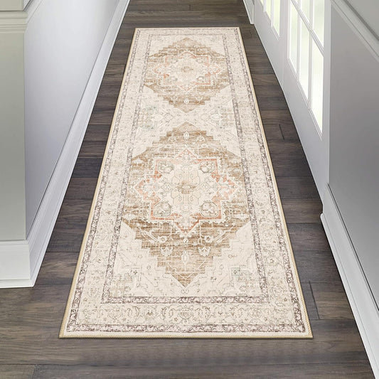 Pauwer 2x6 Non Slip Runner Rug for Hallway and Kitchen Use