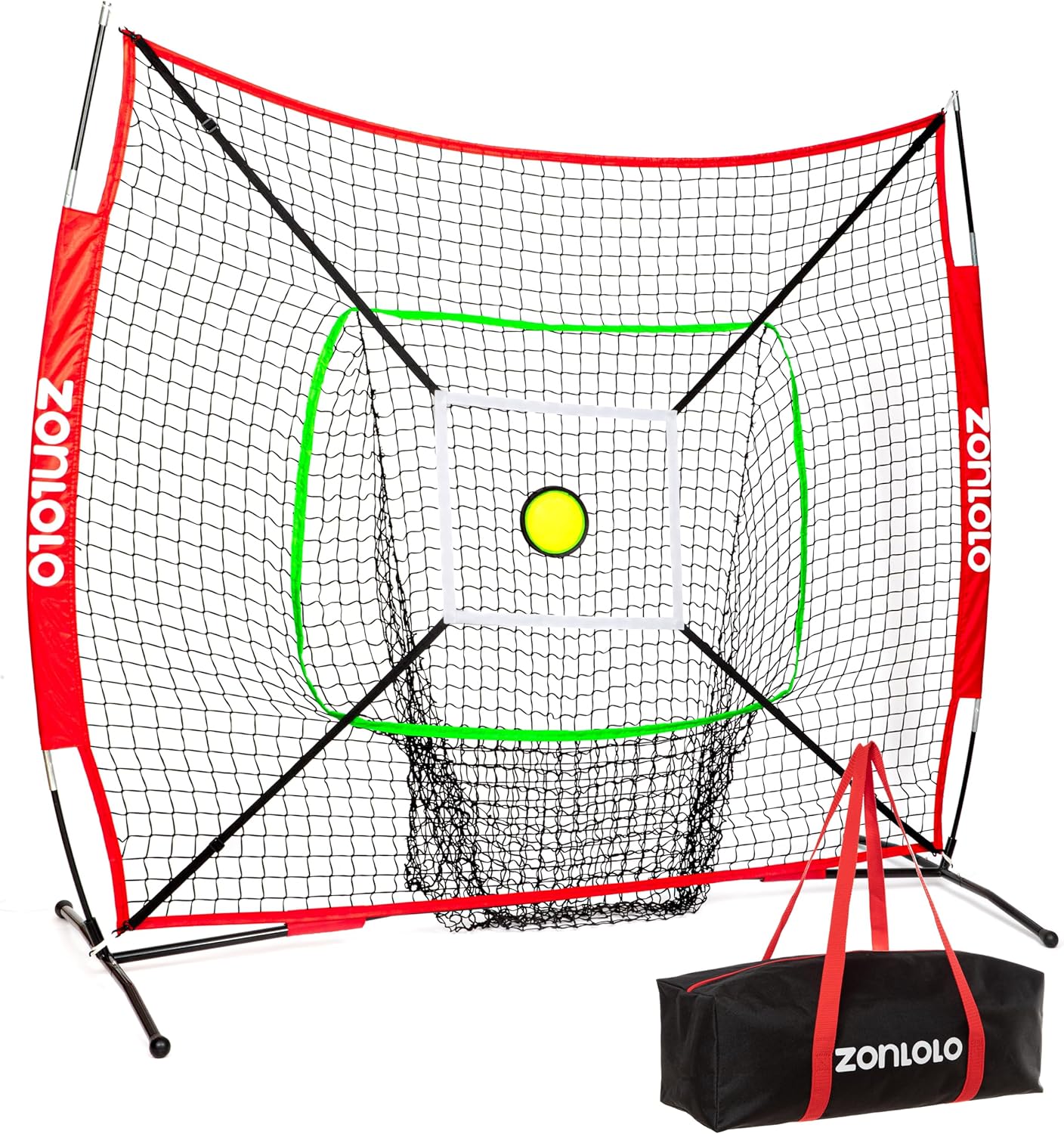 6x6ft Portable Baseball & Softball Net for Kids Practice