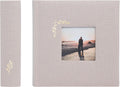 Elegant Linen Photo Album - 200 4x6 Photo Capacity for Keepsakes