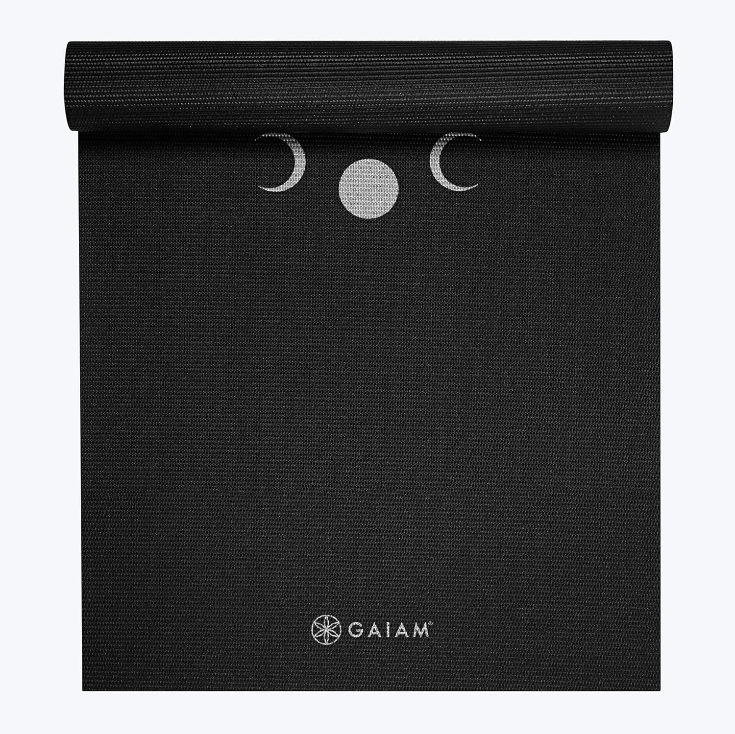 Gaiam Premium 6mm Non Slip Yoga Mat - Extra Thick & Non-Toxic