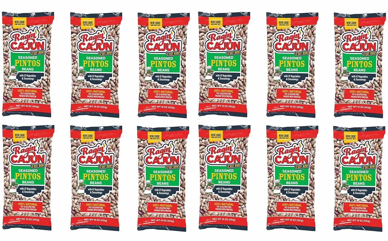 Seasoned Pinto Beans 16 oz Pack of 12 for Flavorful Meals