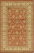 Unique Loom Voyage Traditional Oriental Rug 5 ft x 8 ft - Classic Look