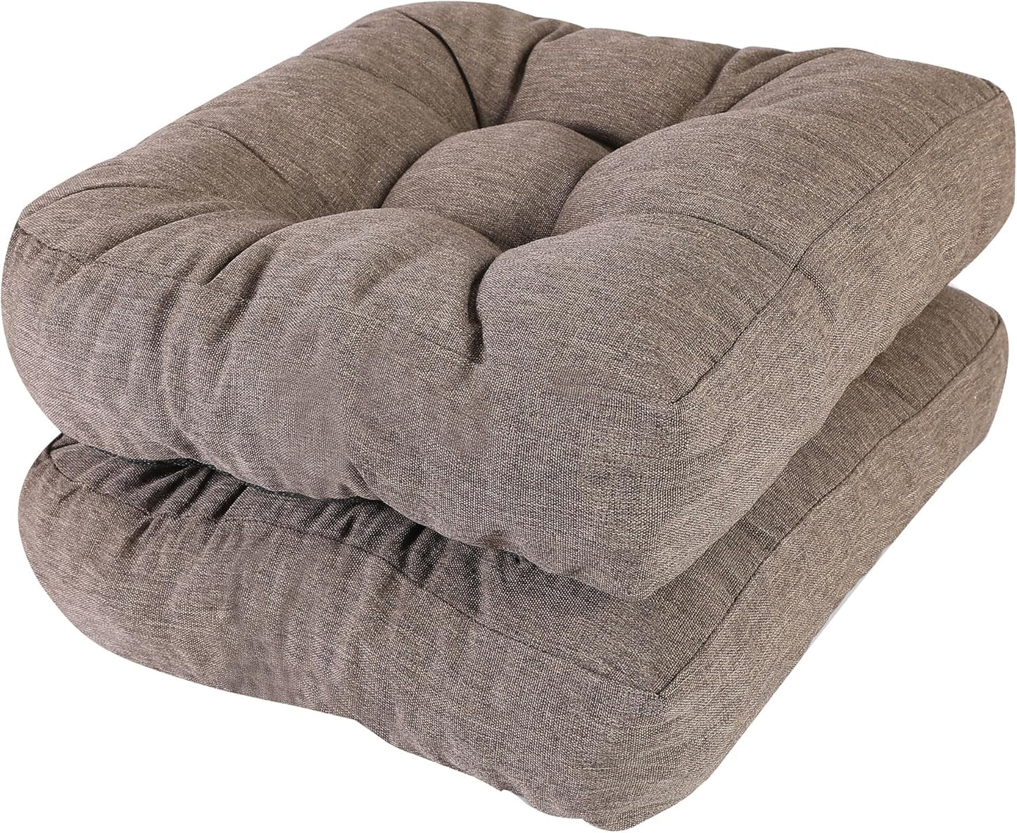 RACE LEAF 19in x 19in Patio Chair Cushions for Comfort