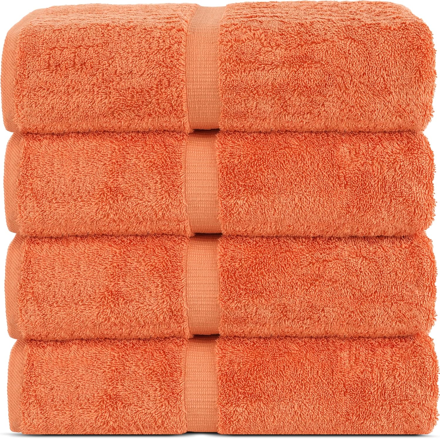 Chakir Turkish Linens Premium Cotton Bath Towels - 4 Piece Set