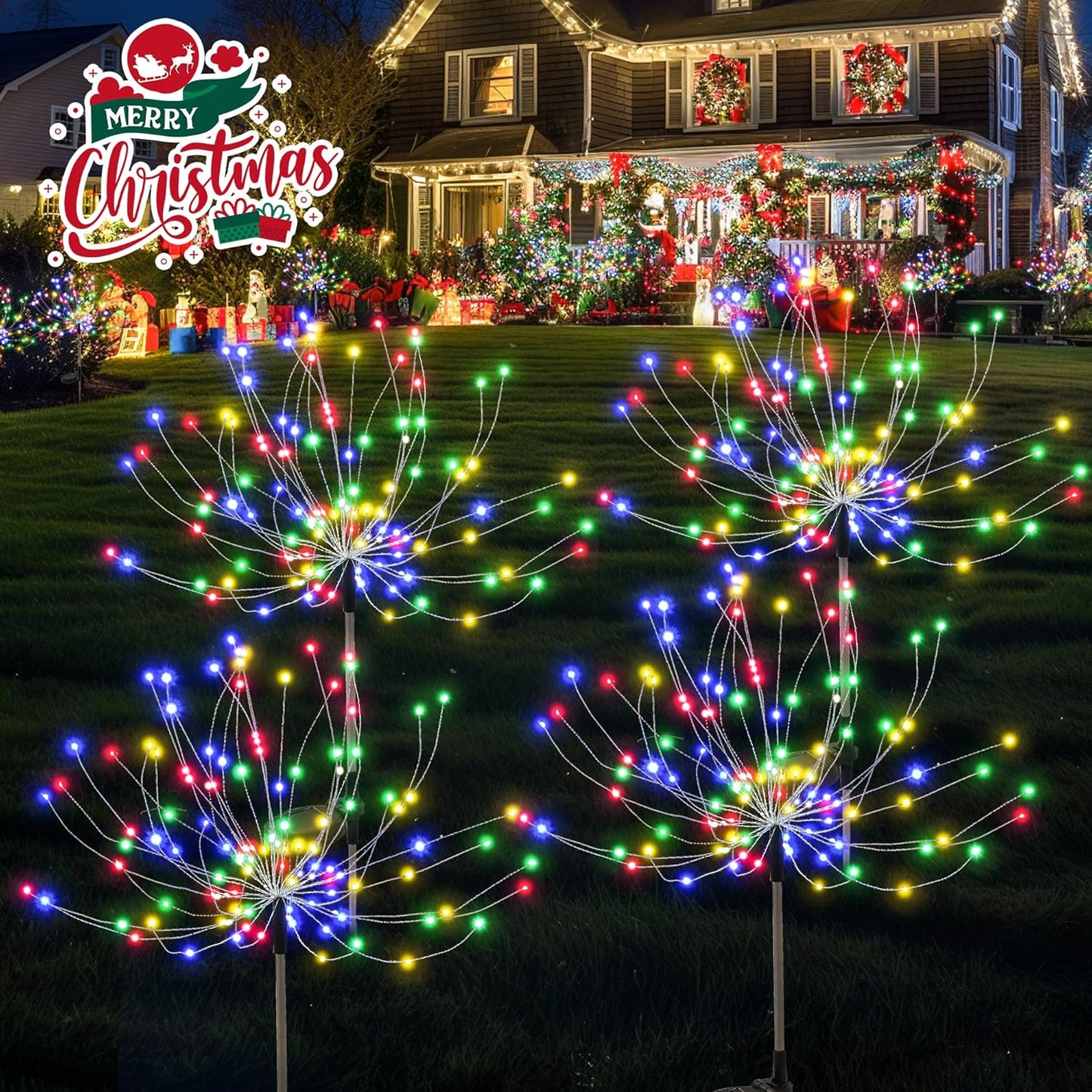 PEVOROS Garden Decor Solar Lights for Outdoor Spaces