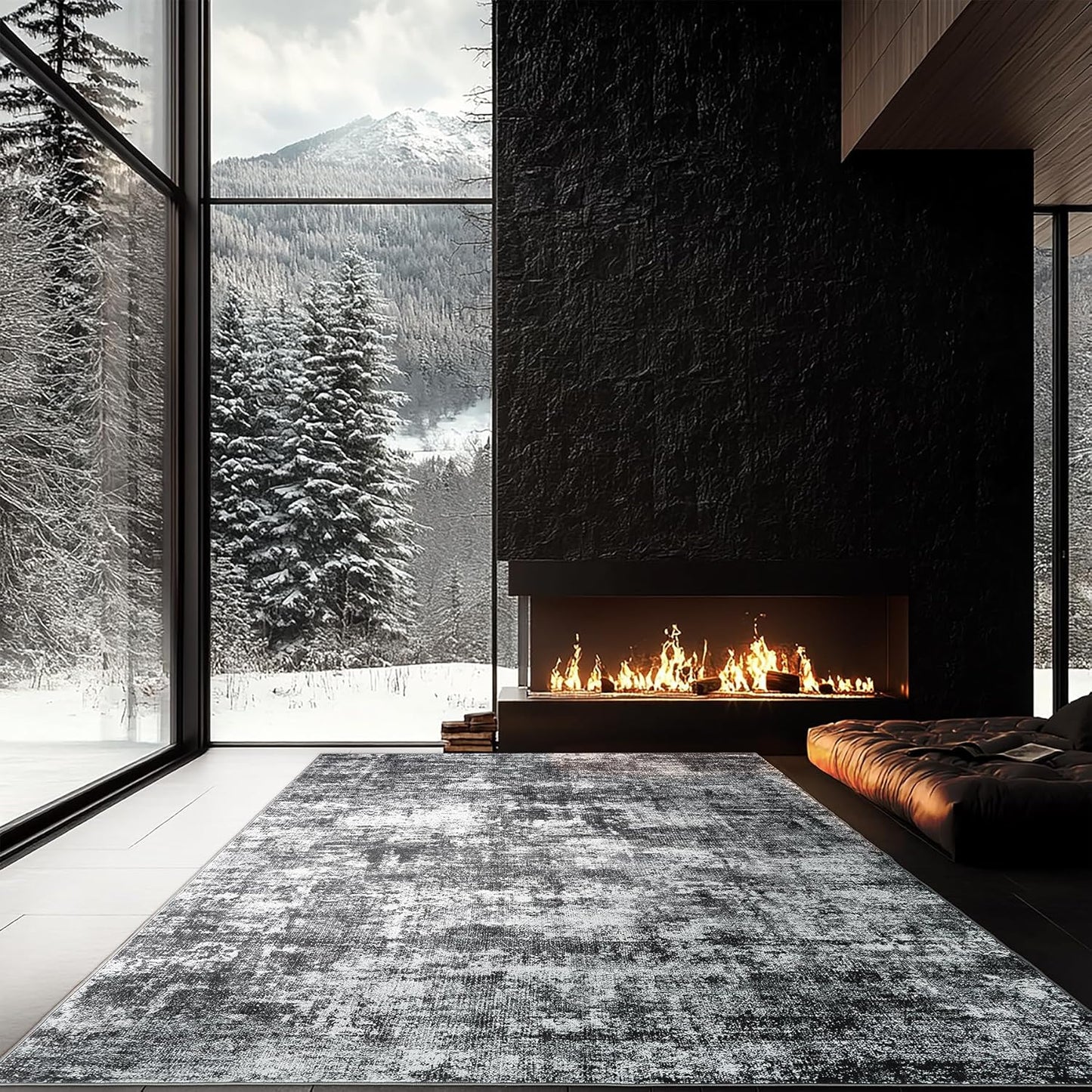 8x10 Large Modern Abstract Area Rug for Living Room Decor