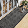 Front Door Mat Outside Entrance - Heavy Duty Low-Profile Doormat