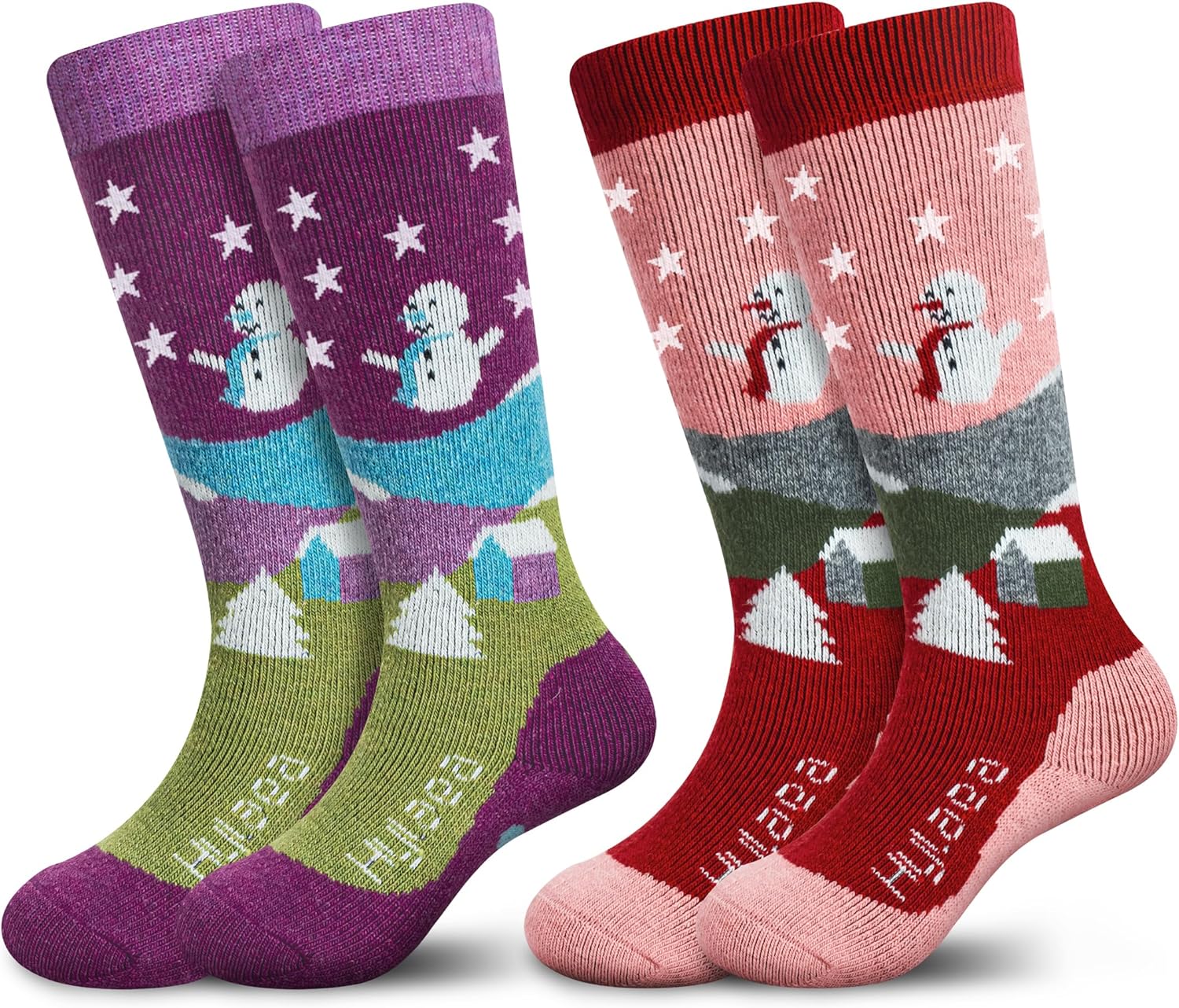 Hylaea Kids Merino Wool Ski Socks - Warm & Cozy!