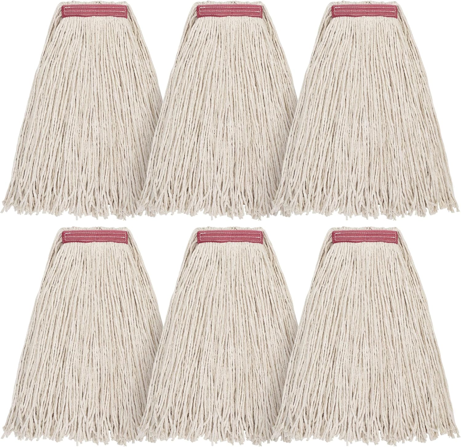 Matthew Cleaning 16oz Cotton Floor Mop Refills for All Surfaces
