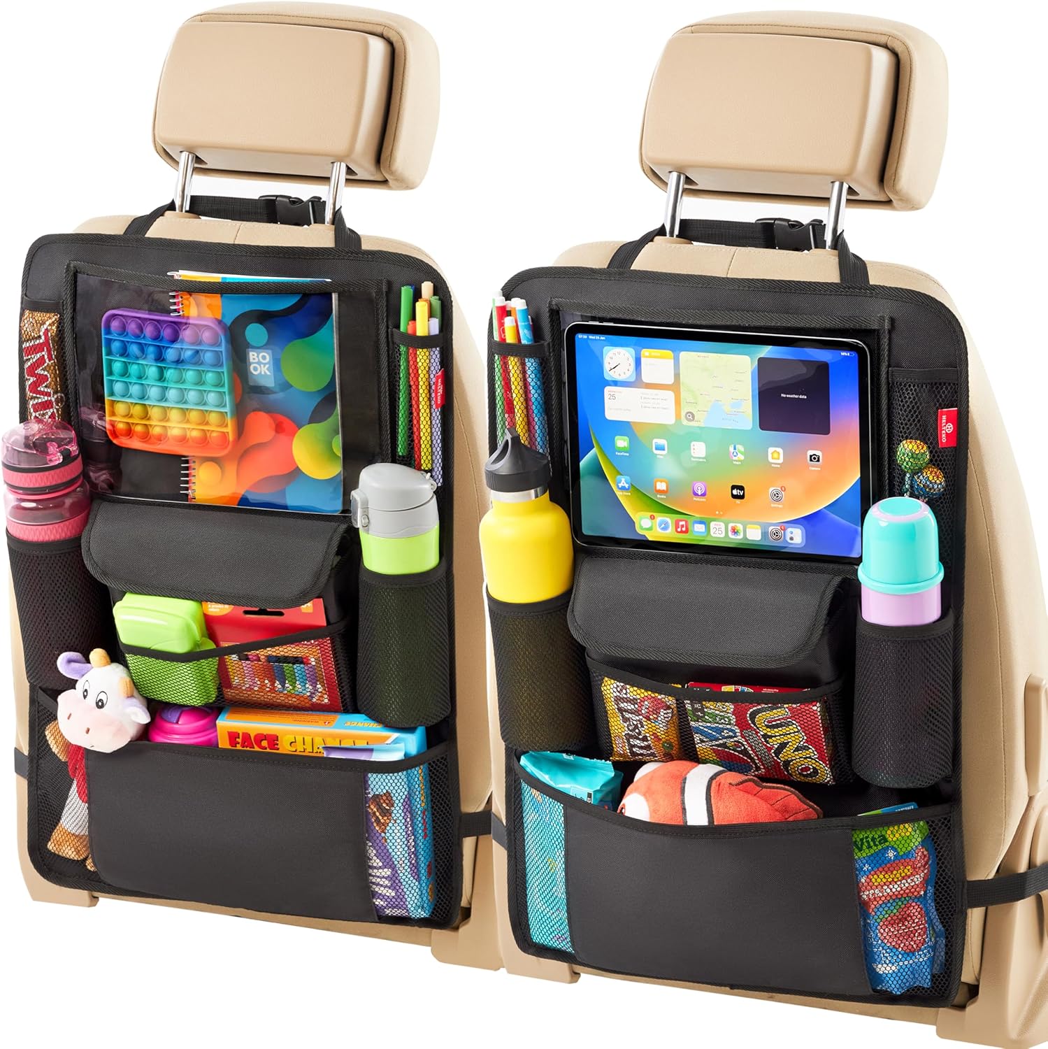 Helteko Car Seat Organizer - Ultimate Backseat Storage Solution