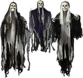 Halloween Hanging Ghosts 3 Pack - Spooky Flying Grim Reapers
