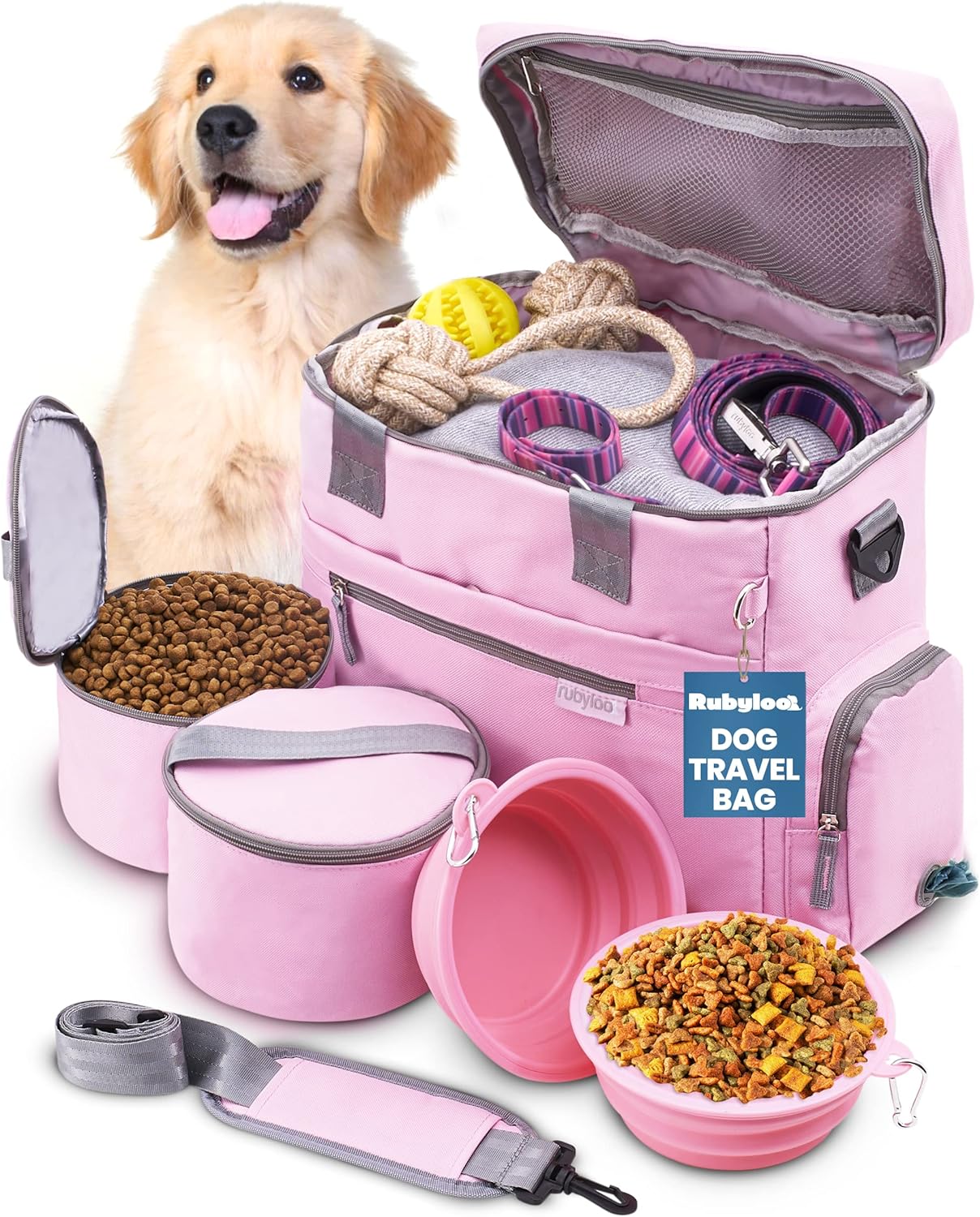 The Original Doggy Bag - Complete Dog Travel Bag for Adventures