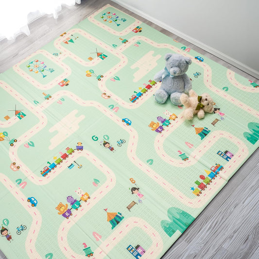 Sorbus Foldable Baby Play Mat - Lightweight Kids Foam Mats