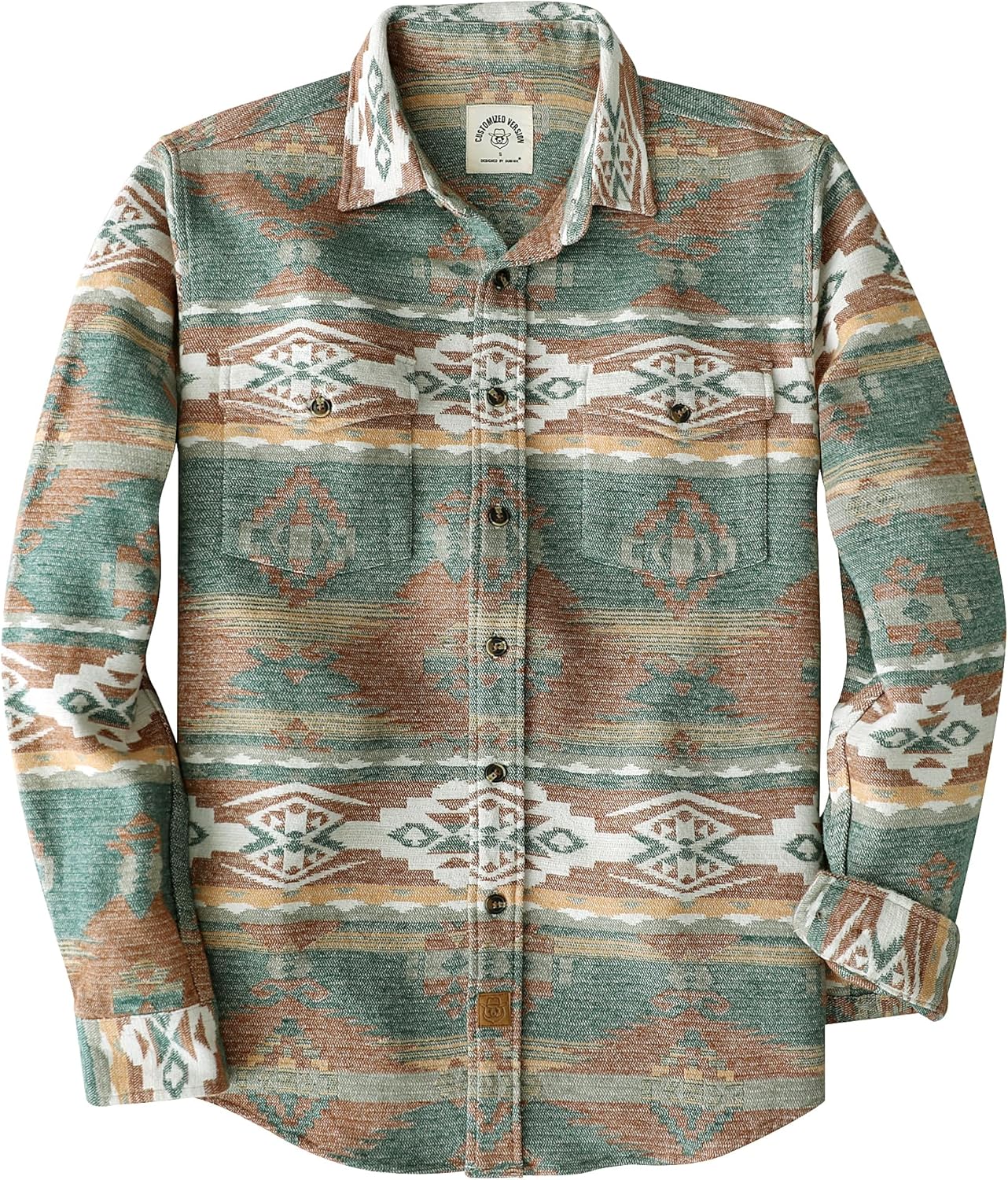 Dubinik Mens Flannel Shirt Long Sleeve Soft Cotton Plaid Style