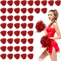 60 Pcs Cheerleading Pom Poms for Team Spirit and Dance Events