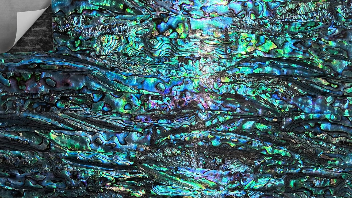 GOMMO Blue Paua Shell Veneer Sheet for Inlay and Overlay