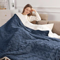 Electric Blanket Twin Heated Blanket 62in x 84in - Cozy Sherpa Comfort