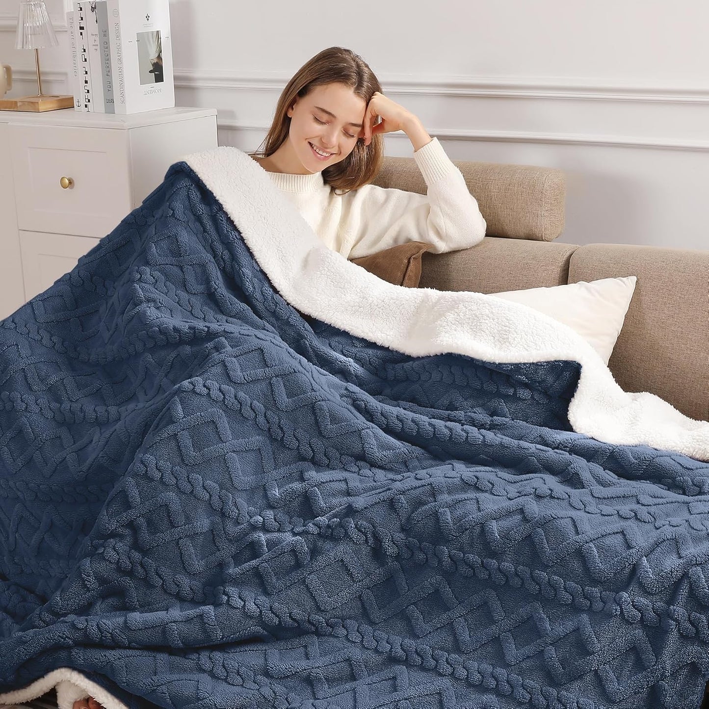 Electric Blanket Twin Heated Blanket with 5 Heating Levels