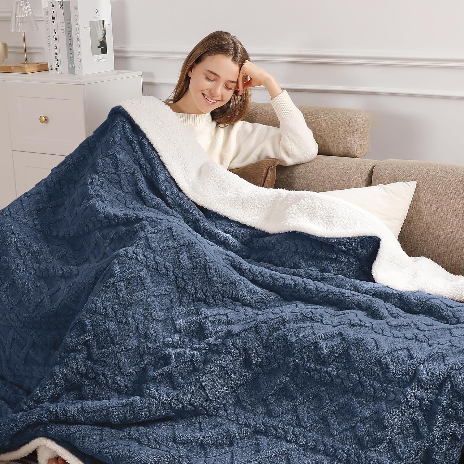 Electric Blanket Twin Heated Blanket with 5 Heating Levels