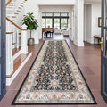 Washable Runner Rug 4x12 - Non Skid Hallway Runner for High Traffic