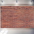 12 x 8 ft Brick Wall Photography Backdrop - Realistic Vintage Brick