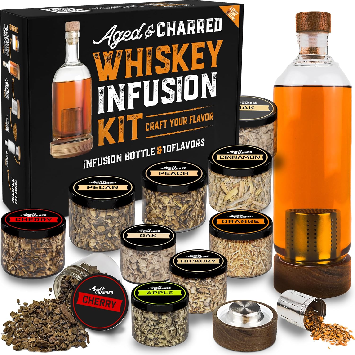 Whiskey Infusion Kit - Craft Custom Bourbon Flavors