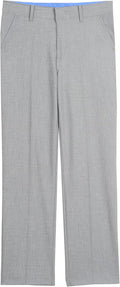 IZOD Boys' Flat Front Bi-Stretch Dress Pants for Versatile Wear