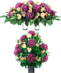 Sympathy Silks Cemetery Flowers Bouquet and Saddle - LongLasting
