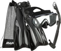 Clareza Three Window Tempered Glass Mask and Snorkel Set - Travel