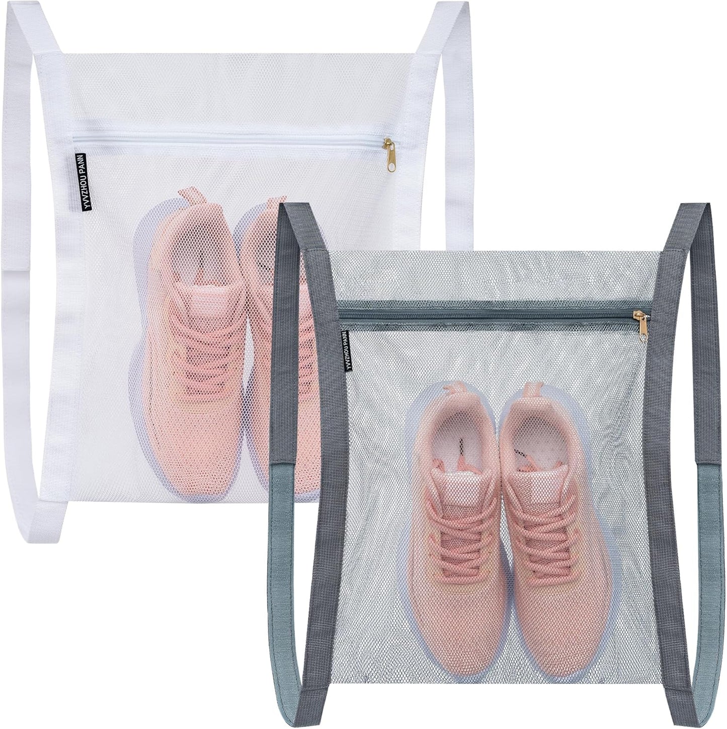 Quick Dry Mesh Shoe Bags - Set of 2