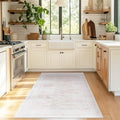 4x6 ft Area Rug Pink Boho Indoor Rug - Machine Washable Low Pile