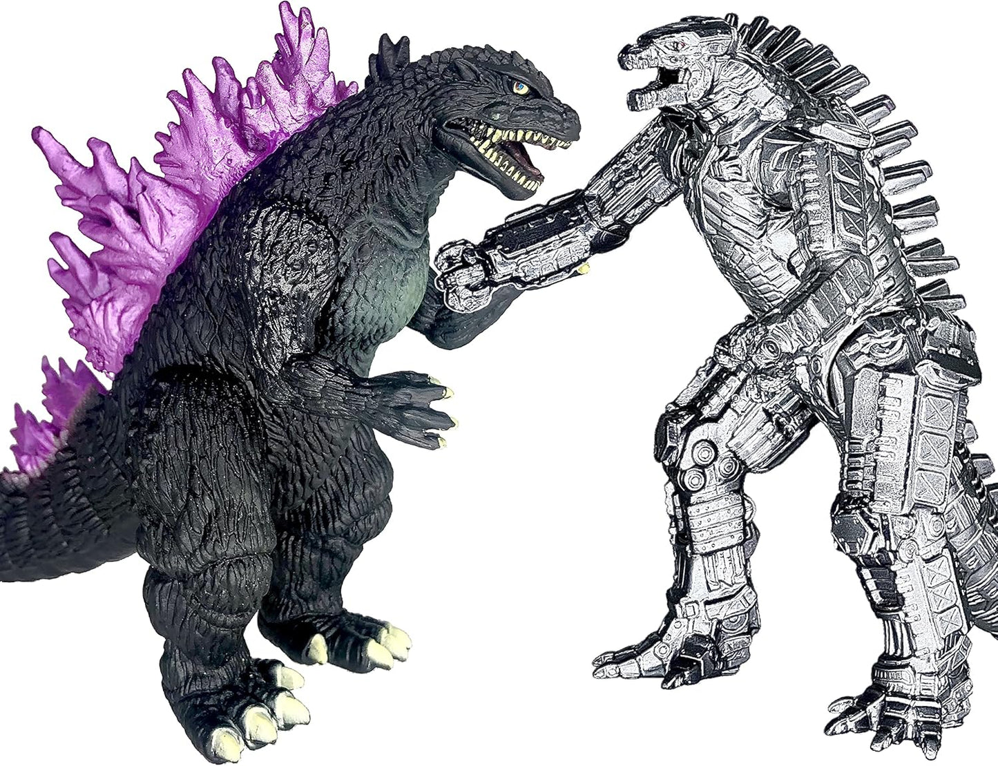 Set of 2 Godzilla Millennium MechaGodzilla Action Figures Toys