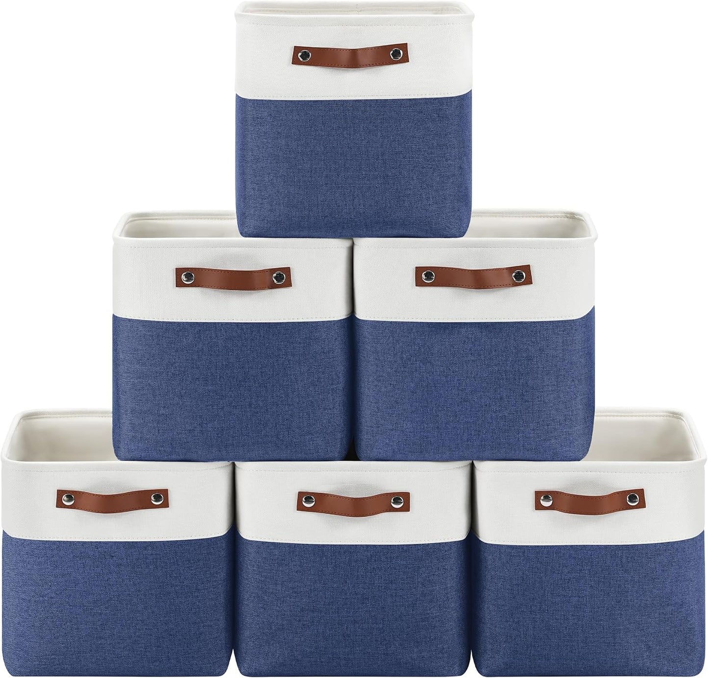 Collapsible Fabric Cube Storage Bins for Stylish Organization