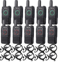 Retevis RT18 Walkie Talkies 10 Pack - Compact Long Battery Life