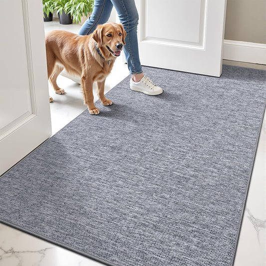LUMI Ultra Thin Door Mat for Entryway, Easy Clean Indoor Doormat