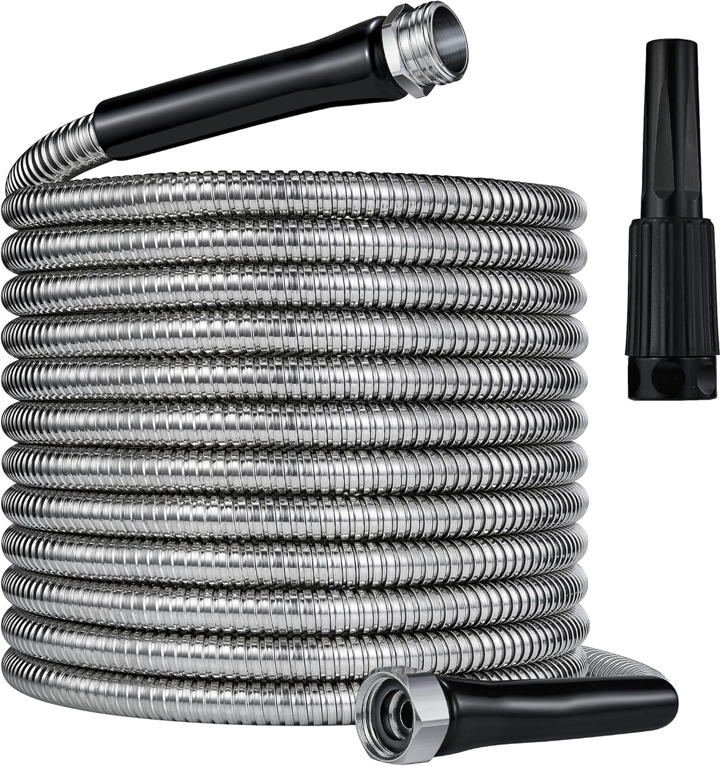 304 Stainless Steel Garden Hose 75FT - Durable and Lightweight
