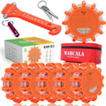 LED Road Flares Emergency Lights 6Pack - Roadside Safety Kit