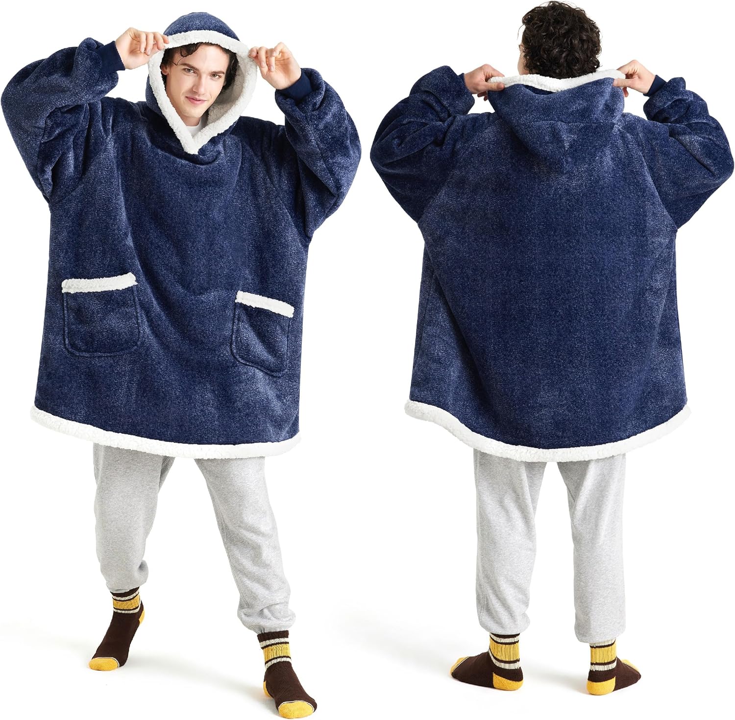 Bedsure Blanket Hoodie for Ultimate Comfort and Warmth
