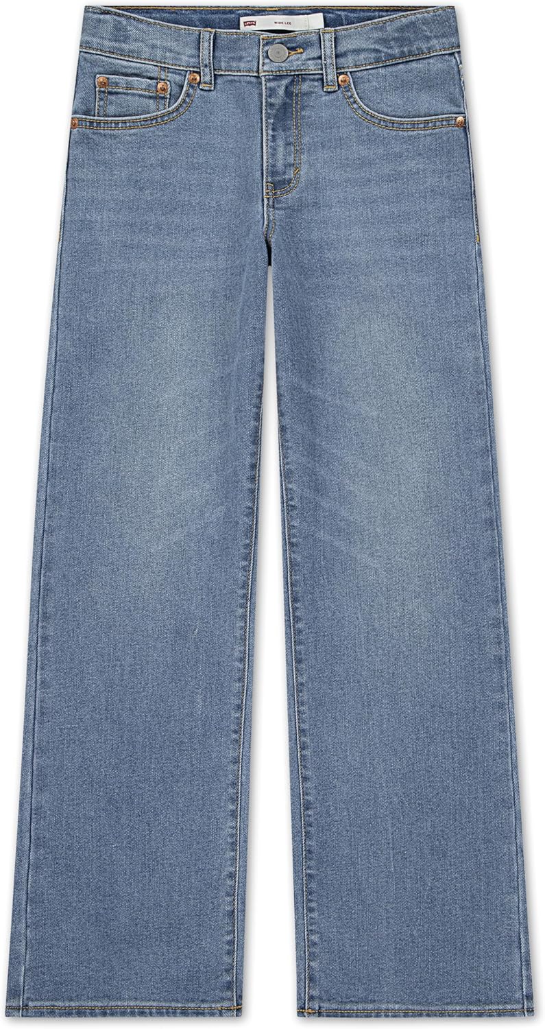 Levi's Girls' Wide Leg Jeans for Vintage Style and Comfort
