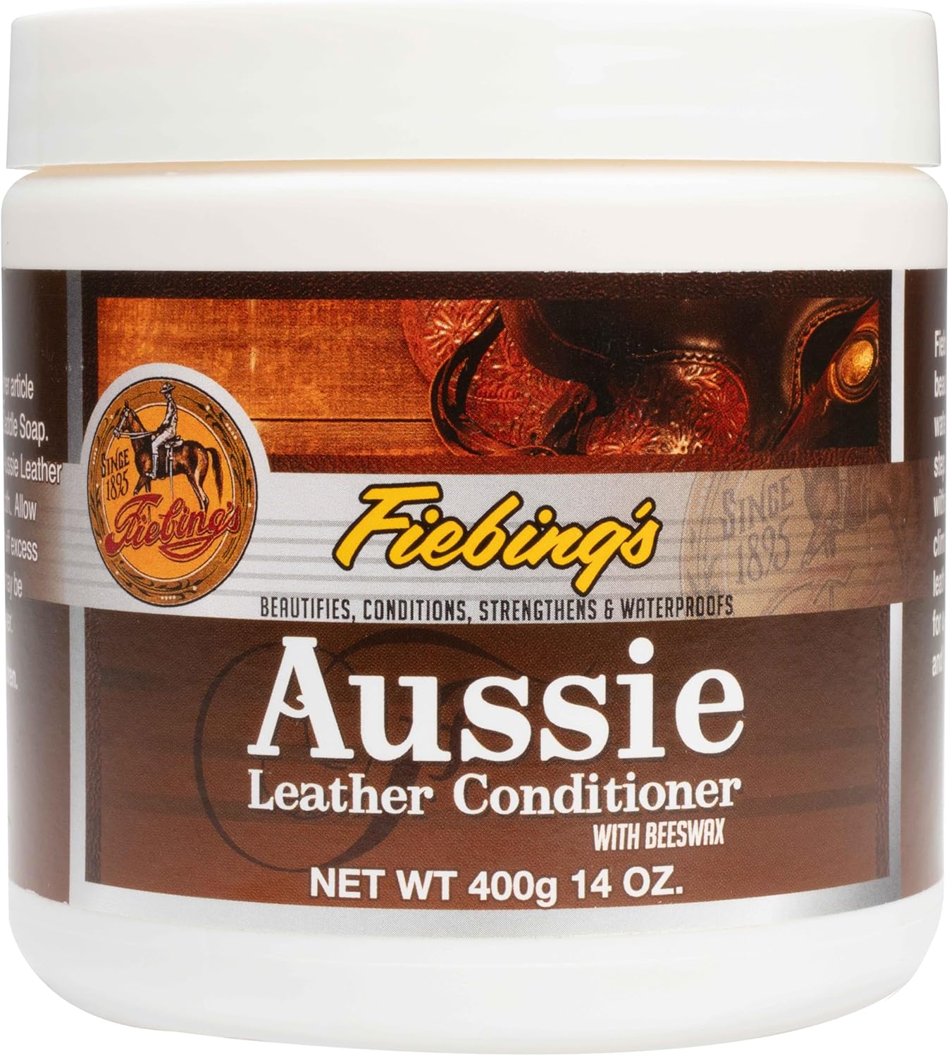 Fiebing's Aussie Leather Conditioner - Beeswax Protects All Leather!