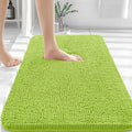Chenille Bath Rug 30x20 - Soft, Absorbent Quick-Dry Mat